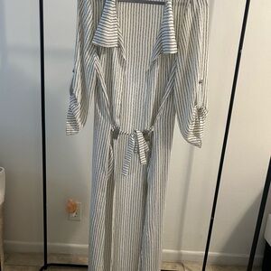 Striped Long Sleeve Maxi Dress